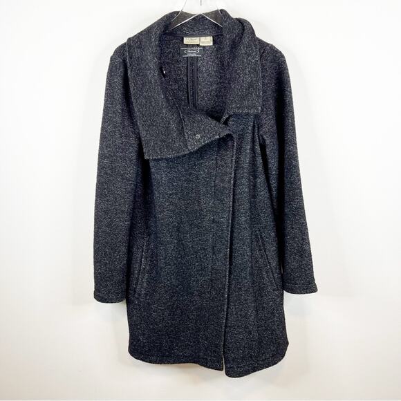 L.L. Bean Vintage 1980s Wool Blend Longline Jacket M - Picture 1 of 7